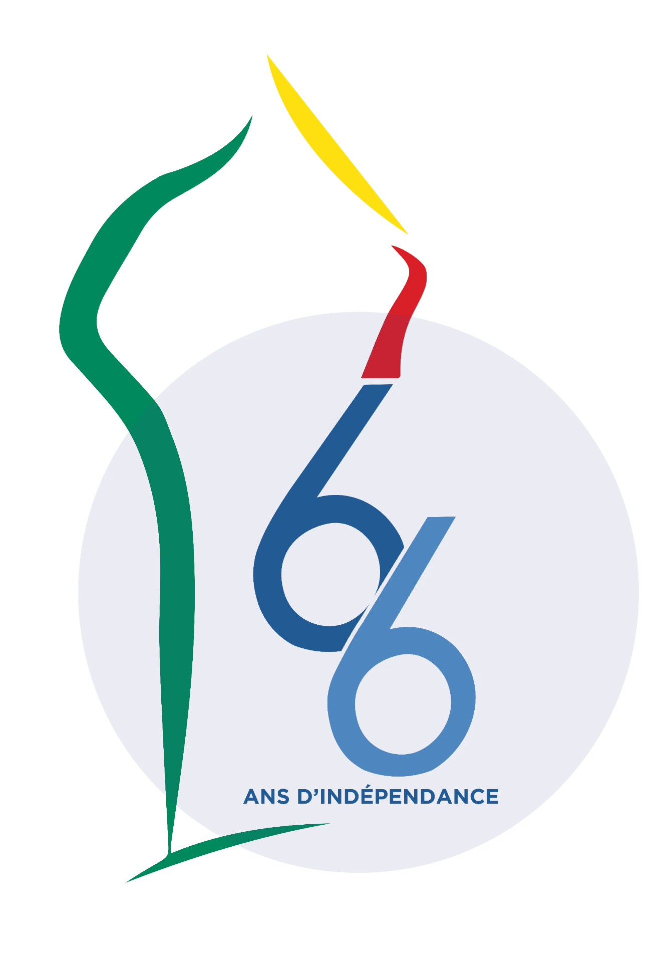 Logo des 66 ans de l'indépendance du Bénin